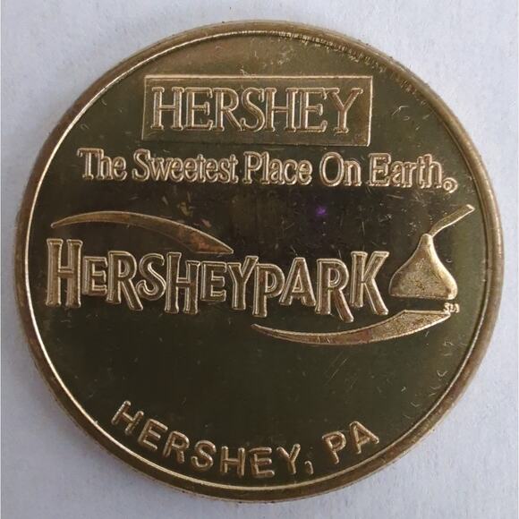 Hershey Park Skyrush Roller Coaster Commemorative Coin Ride the Edge Hershey, PA - Picture 2 of 3